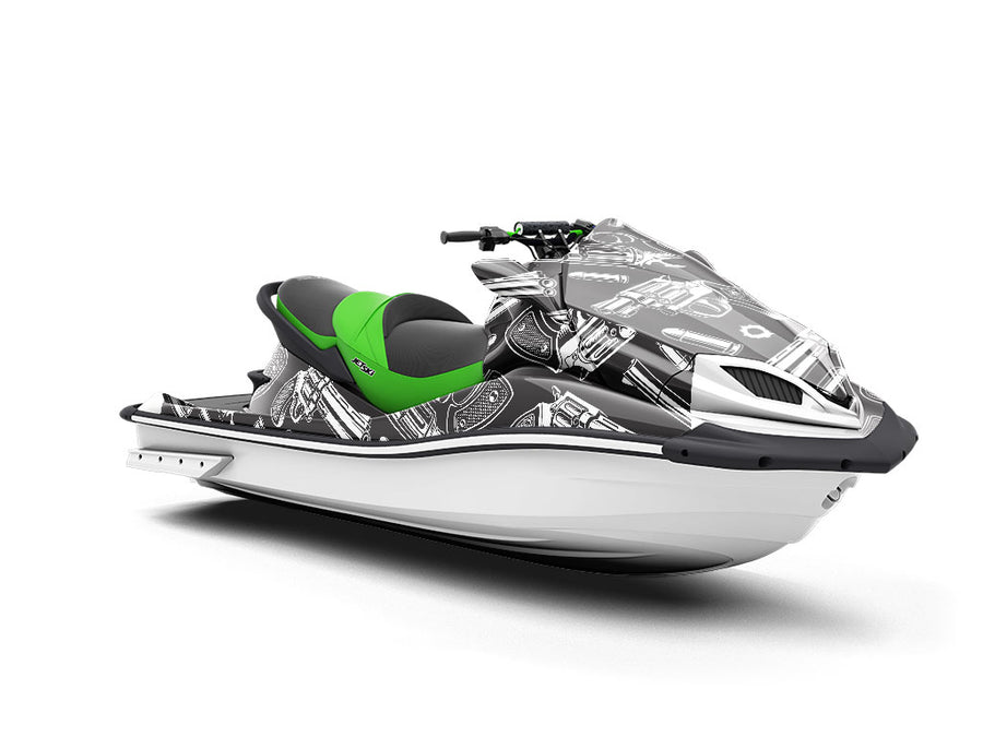 Sharp Shooter Weapon Jet Ski Vinyl Customized Wrap