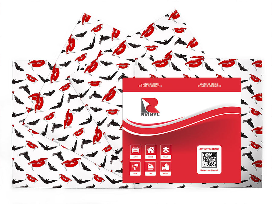 sharp smile horror Craft Vinyl Sheet Pack