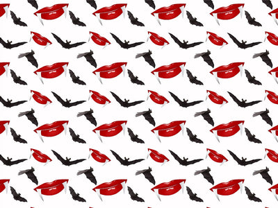 Sharp Smile Vampire Vinyl Wrap Pattern~Rwraps Series 914 Digitally Printed Vinyl Wrap~0