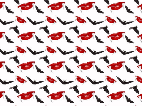 Sharp Smile Vampire Vinyl Wrap Pattern~Rwraps Series 914 Digitally Printed Vinyl Wrap~0