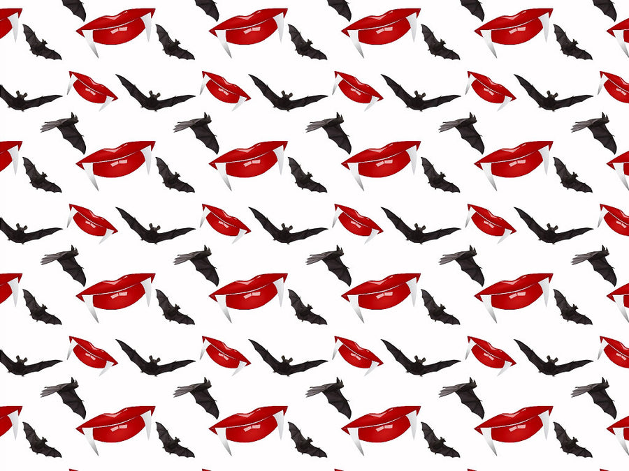 Sharp Smile Vampire Vinyl Wrap Pattern~Rwraps Series 914 Digitally Printed Vinyl Wrap~0