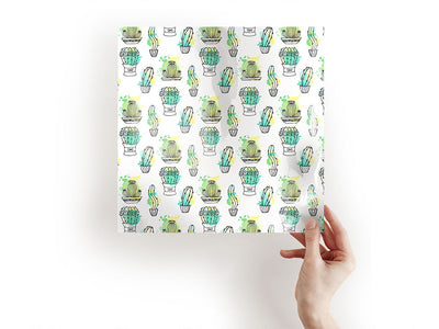 sharp watercolor cactus Craft Sheets