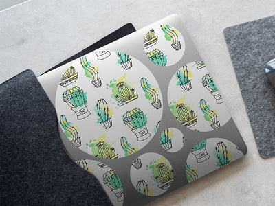 sharp watercolor cactus DIY Laptop Stickers
