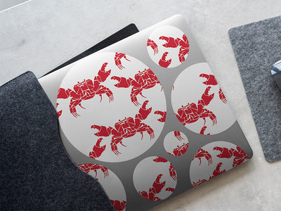 shattered shell salt water DIY Laptop Stickers