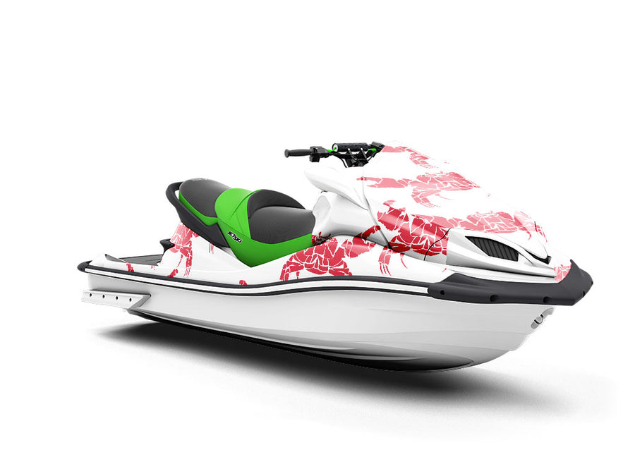 Shattered Shell Marine Life Jet Ski Vinyl Customized Wrap