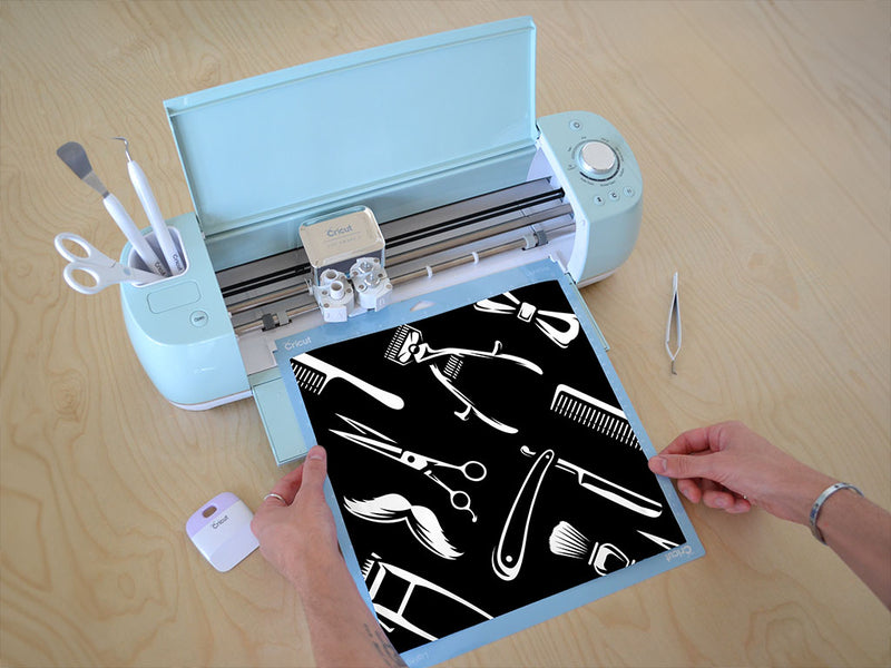 shaving time barber shop Cricut Compatible Vinyl