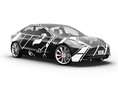 Shaving Time Barber Vehicle Vinyl Wrap