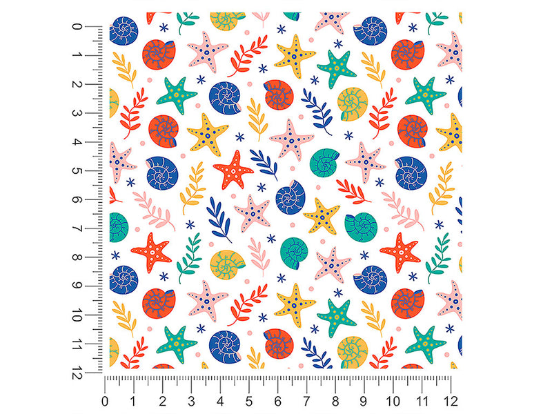 shellfish stars salt water 1ft x 1ft Craft Sheets