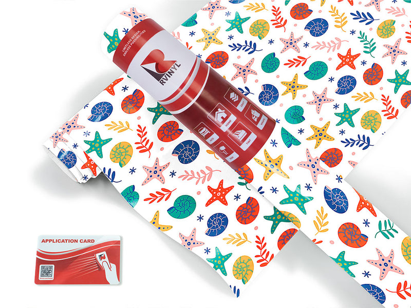 shellfish stars salt water Craft Vinyl Roll