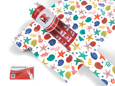 shellfish stars salt water Craft Vinyl Roll