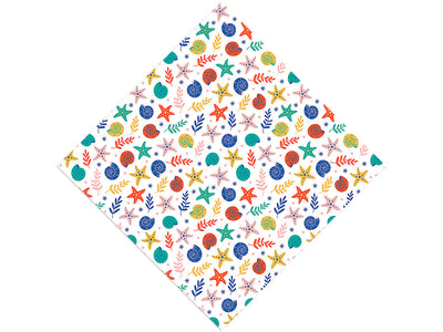 Shellfish Stars Marine Life Vinyl Wrap Pattern
