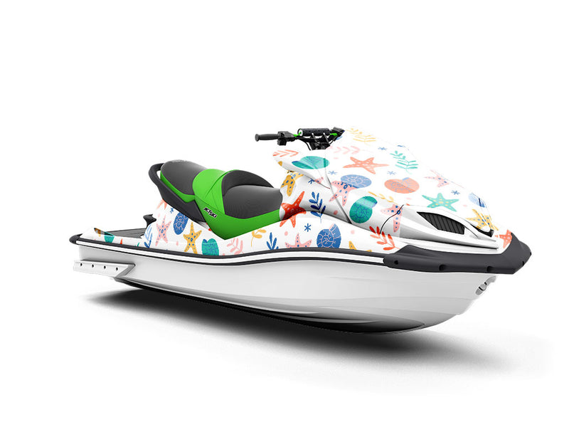 Shellfish Stars Marine Life Jet Ski Vinyl Customized Wrap