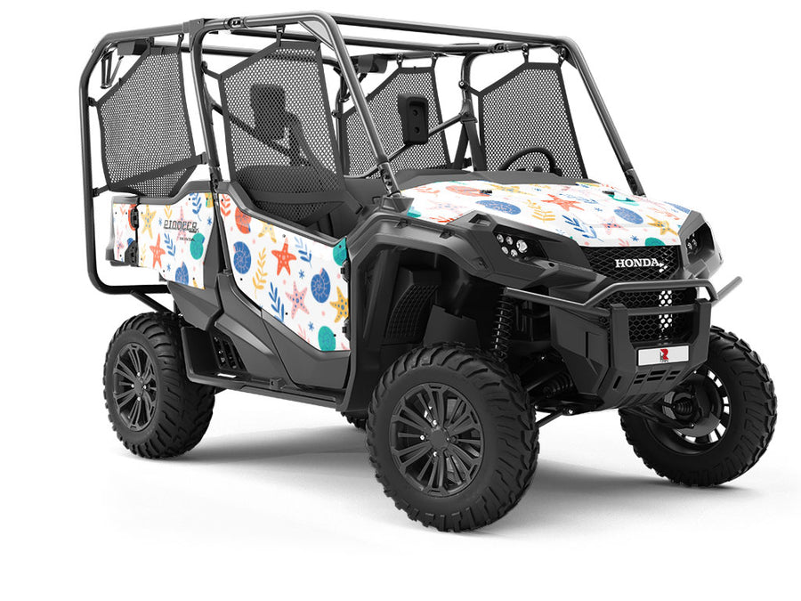 Shellfish Stars Marine Life Utility Vehicle Vinyl Wrap