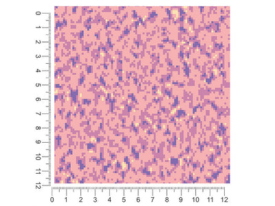 shimmering blush pixel 1ft x 1ft Craft Sheets
