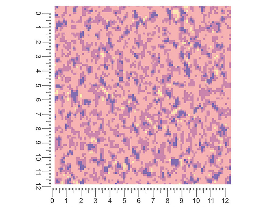 shimmering blush pixel 1ft x 1ft Craft Sheets