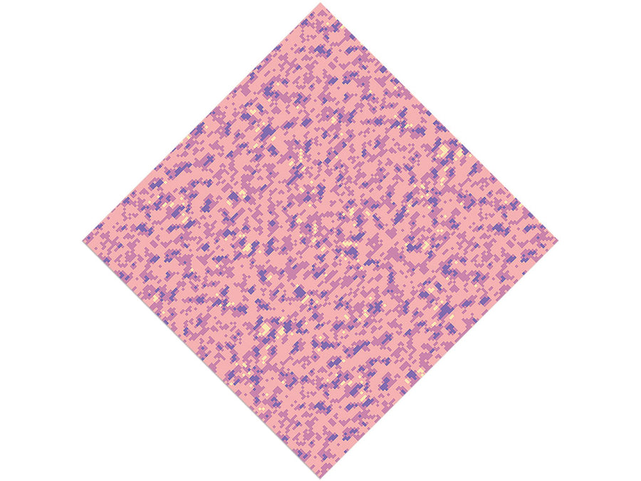 Shimmering Blush Pixel Vinyl Wrap Pattern