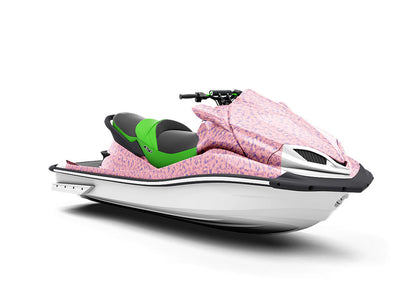 Shimmering Blush Pixel Jet Ski Vinyl Customized Wrap