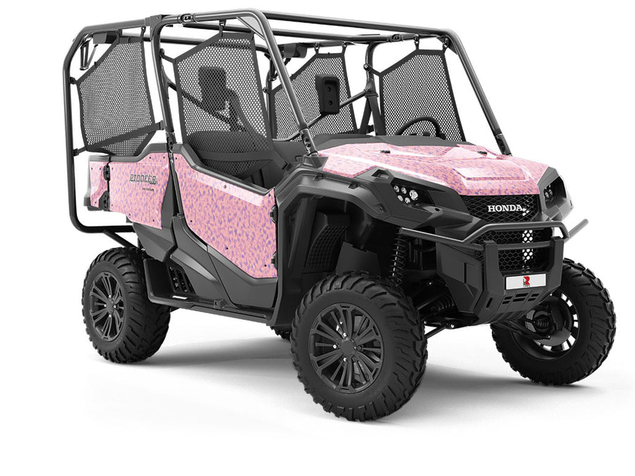 Shimmering Blush Pixel Utility Vehicle Vinyl Wrap