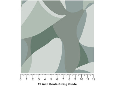 Shimmering Mindscapes Abstract Vinyl Film Pattern Size 12 inch Scale~Rwraps Shimmering Mindscapes Abstract Sizing Chart~2