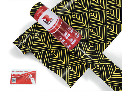 shining trees art deco Craft Vinyl Roll