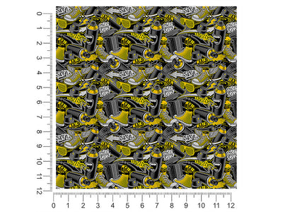 short run graffiti 1ft x 1ft Craft Sheets