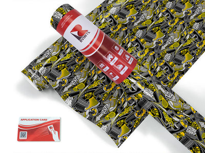 short run graffiti Craft Vinyl Roll