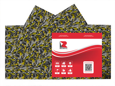 short run graffiti Craft Vinyl Sheet Pack