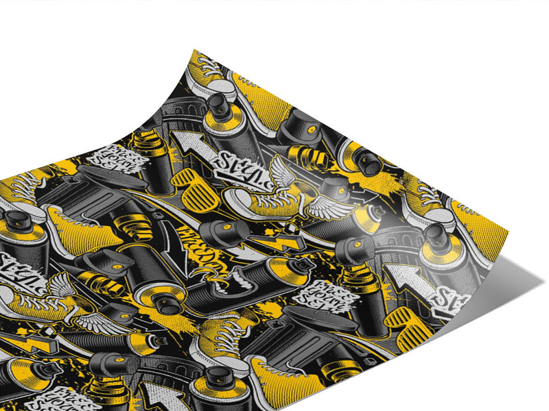 Short Run Graffiti Vinyl Wraps~Rwraps Series 914 Digitally Printed Vinyl Wrap~0