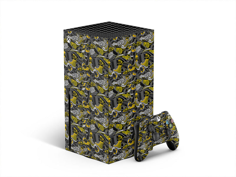 short run graffiti XBOX DIY Decal