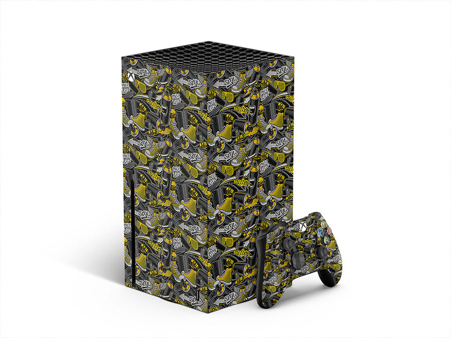 short run graffiti XBOX DIY Decal