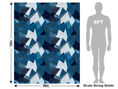 Shredded Sheets Mosaic Vehicle Wrap Scale~Rwraps Series 914 Shredded Sheets Mosaic Measurements~1