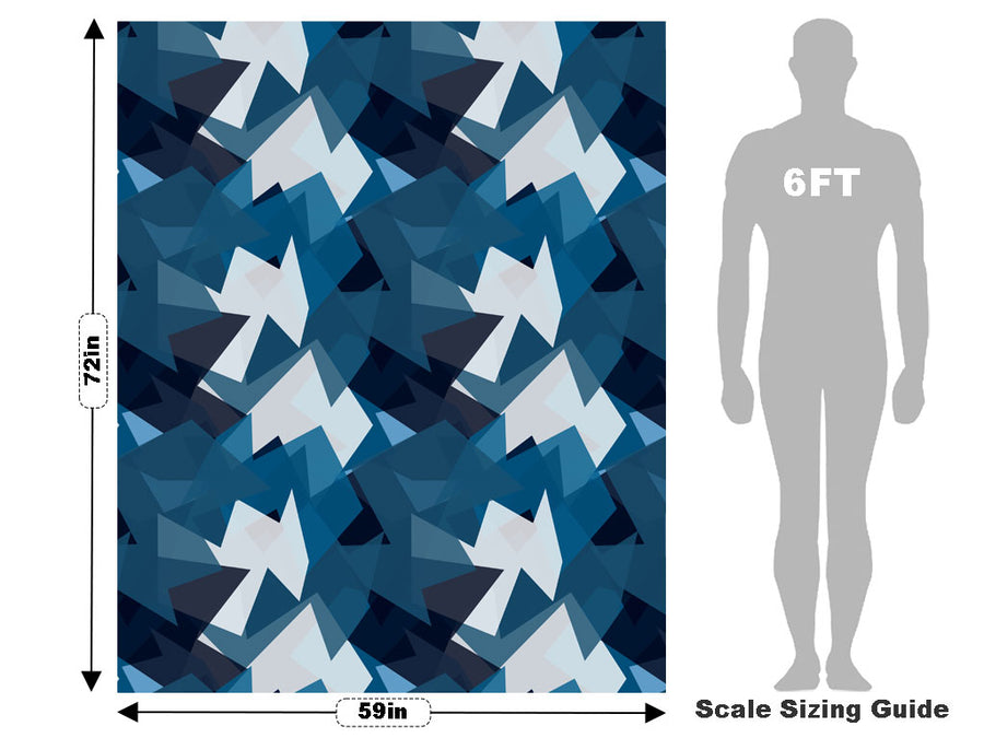 Shredded Sheets Mosaic Vehicle Wrap Scale~Rwraps Series 914 Shredded Sheets Mosaic Measurements~1
