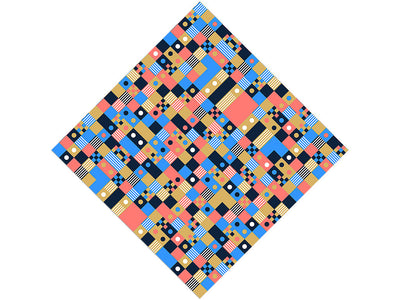 Shuffle Play Mosaic Vinyl Wrap Pattern
