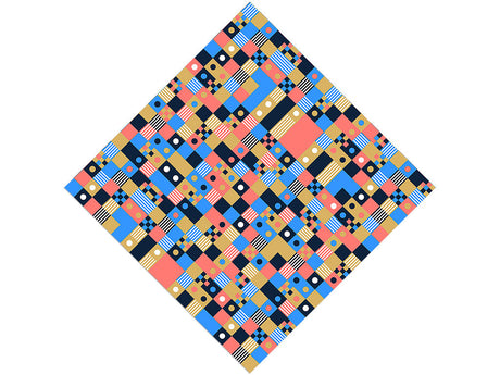 Shuffle Play Mosaic Vinyl Wrap Pattern