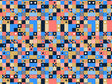 Shuffle Play Mosaic Vinyl Wrap Pattern~Rwraps Series 914 Digitally Printed Vinyl Wrap~0
