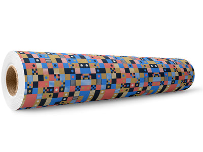 Shuffle Play Mosaic Wrap Film Wholesale Roll~Rwraps Series 914 Digitally Printed Vinyl Roll~5