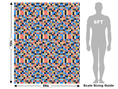 Shuffle Play Mosaic Vehicle Wrap Scale~Rwraps Series 914 Shuffle Play Mosaic Measurements~1