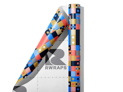 Shuffle Play Mosaic Wrap Film Sheets~Rwraps Series 914 Shuffle Play Mosaic Scrolled Sheet~3