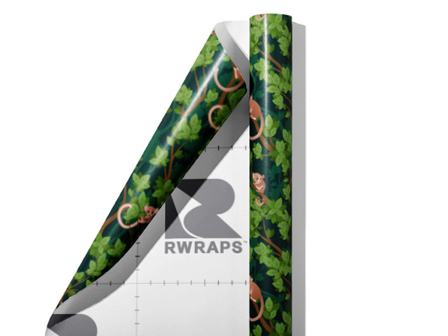 Shy Tarsiers Primate Wrap Film Sheets~Rwraps Series 914 Shy Tarsiers Primate Scrolled Sheet~3