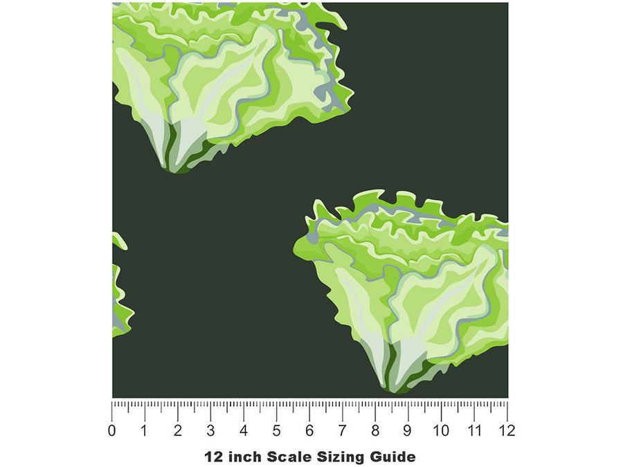 Sierra Batavia Vegetable Vinyl Film Pattern Size 12 inch Scale~Rwraps Sierra Batavia Vegetable Sizing Chart~2