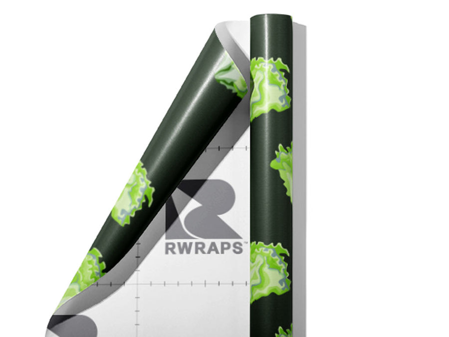 Sierra Batavia Vegetable Wrap Film Sheets~Rwraps Series 914 Sierra Batavia Vegetable Scrolled Sheet~3