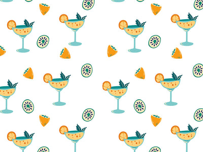 Siesta Time Alcohol Vinyl Wrap Pattern~Rwraps Series 914 Digitally Printed Vinyl Wrap~0
