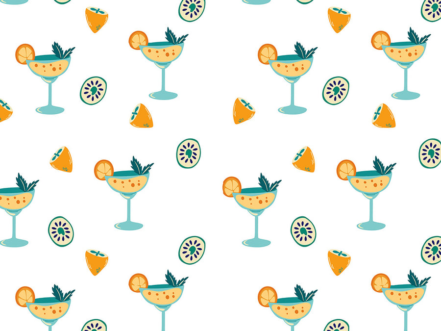 Siesta Time Alcohol Vinyl Wrap Pattern~Rwraps Series 914 Digitally Printed Vinyl Wrap~0
