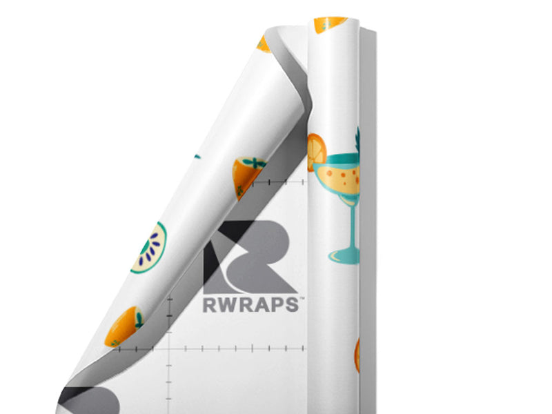 Siesta Time Alcohol Wrap Film Sheets~Rwraps Series 914 Siesta Time Alcohol Scrolled Sheet~3