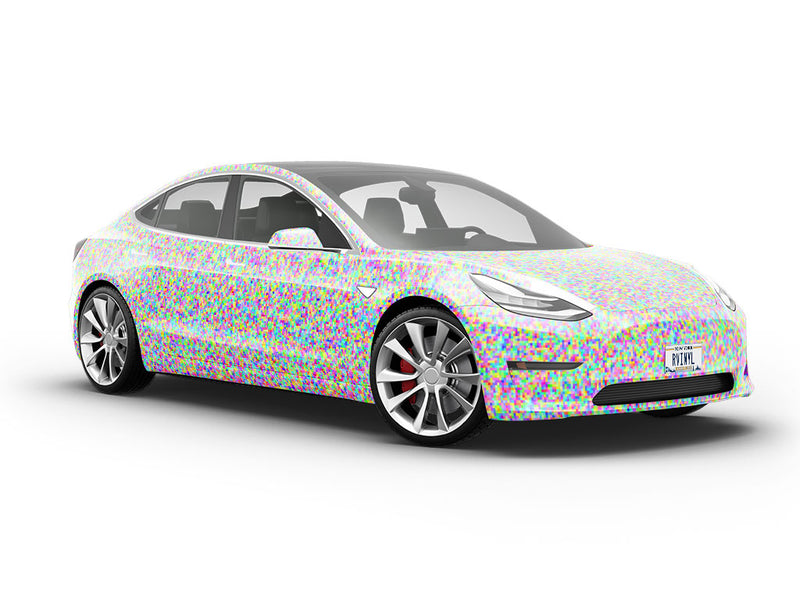 Signing Off Pixel Vehicle Vinyl Wrap