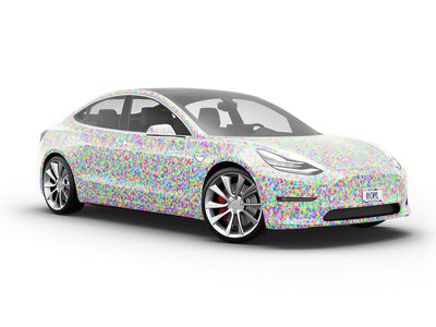 Signing Off Pixel Vehicle Vinyl Wrap