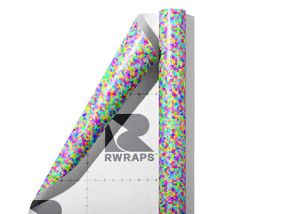 Signing Off Pixel Wrap Film Sheets~Rwraps Series 914 Signing Off Pixel Scrolled Sheet~3