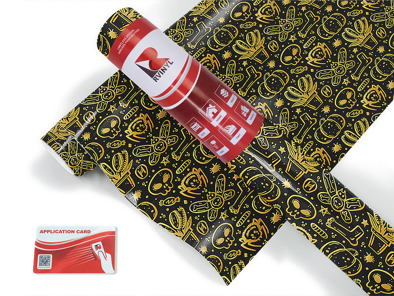 silly omens horror Craft Vinyl Roll