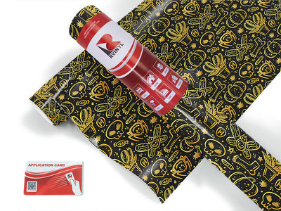 silly omens horror Craft Vinyl Roll