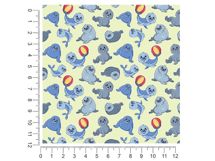silly seals salt water 1ft x 1ft Craft Sheets